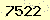 請輸入此驗證碼 : 7522