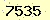 請輸入此驗證碼 : 7535