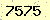 請輸入此驗證碼 : 7575