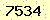 請輸入此驗證碼 : 7534