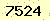 請輸入此驗證碼 : 7524