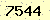 請輸入此驗證碼 : 7544