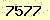 請輸入此驗證碼 : 7577