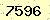 請輸入此驗證碼 : 7596
