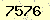 請輸入此驗證碼 : 7576