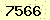 請輸入此驗證碼 : 7566