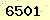 請輸入此驗證碼 : 6501