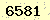請輸入此驗證碼 : 6581