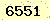 請輸入此驗證碼 : 6551