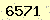請輸入此驗證碼 : 6571