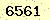 請輸入此驗證碼 : 6561