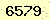 請輸入此驗證碼 : 6579