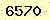 請輸入此驗證碼 : 6570