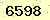請輸入此驗證碼 : 6598