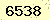 請輸入此驗證碼 : 6538