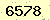 請輸入此驗證碼 : 6578