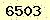 請輸入此驗證碼 : 6503