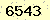 請輸入此驗證碼 : 6543