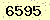 請輸入此驗證碼 : 6595