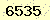 請輸入此驗證碼 : 6535