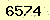 請輸入此驗證碼 : 6574