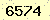 請輸入此驗證碼 : 6574