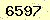 請輸入此驗證碼 : 6597