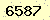請輸入此驗證碼 : 6587