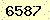 請輸入此驗證碼 : 6587