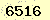 請輸入此驗證碼 : 6516