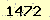 請輸入此驗證碼 : 1472