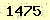 請輸入此驗證碼 : 1475