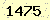 請輸入此驗證碼 : 1475