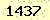 請輸入此驗證碼 : 1437