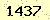 請輸入此驗證碼 : 1437