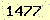 請輸入此驗證碼 : 1477