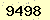 請輸入此驗證碼 : 9498