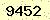 請輸入此驗證碼 : 9452