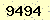 請輸入此驗證碼 : 9494