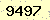 請輸入此驗證碼 : 9497