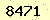 請輸入此驗證碼 : 8471