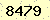 請輸入此驗證碼 : 8479