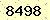 請輸入此驗證碼 : 8498
