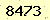 請輸入此驗證碼 : 8473