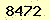 請輸入此驗證碼 : 8472
