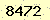 請輸入此驗證碼 : 8472