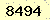 請輸入此驗證碼 : 8494