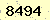 請輸入此驗證碼 : 8494