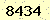 請輸入此驗證碼 : 8434