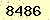 請輸入此驗證碼 : 8486